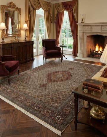 6' 9 x 9' 11 Tabriz Mahi Rug