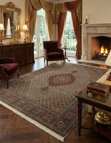 6' 9 x 9' 11 Tabriz Mahi Rug