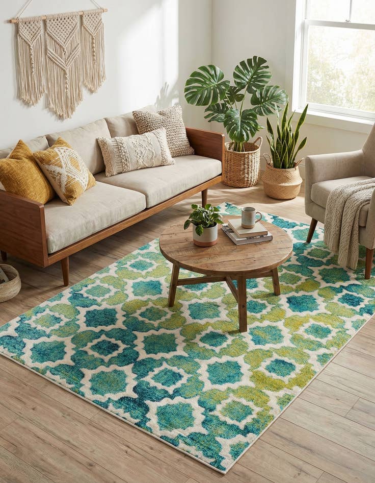 Detail image of 4' x 6' Azalea Rug