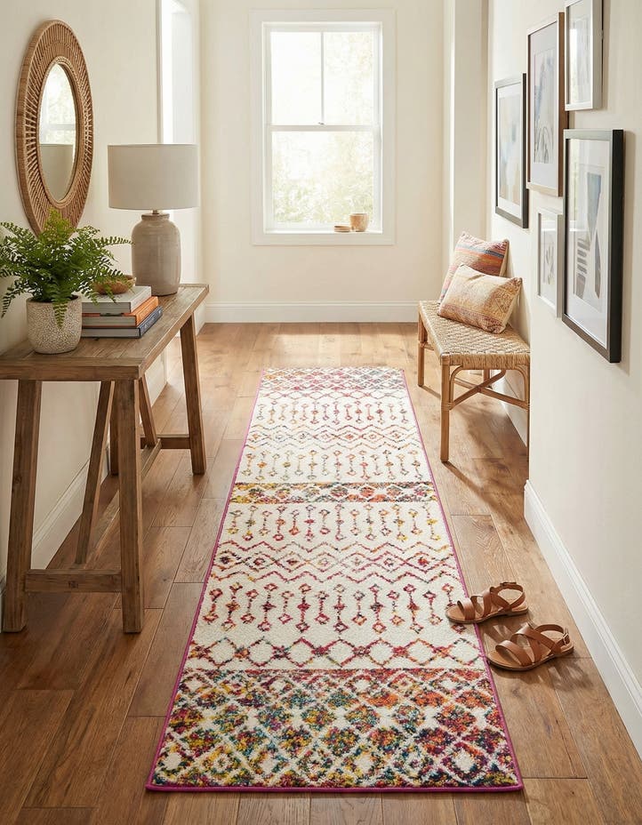 2' x 7' Moroccan Trellis Runner...