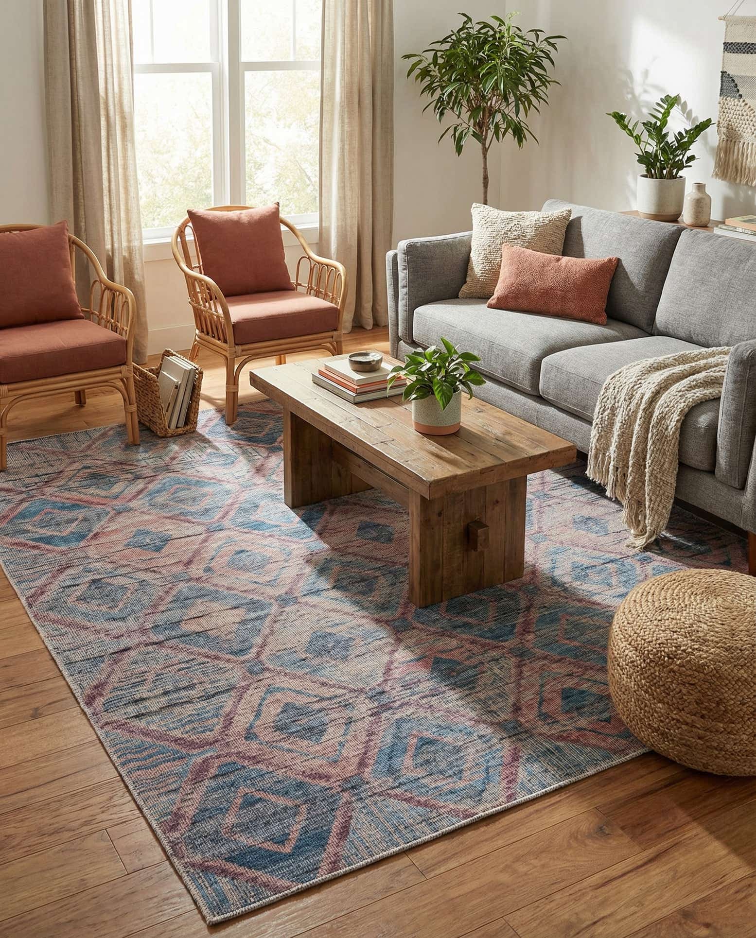 240cm x 240cm Lavable Sisu Tapis Carré