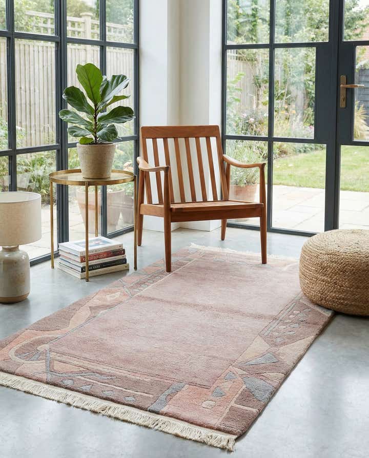 3' 1 x 5' 6 Hand Knotted Tibet Wool Rug