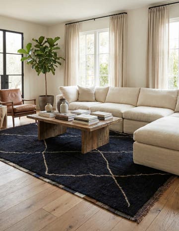 10' 3 x 14' Hand Knotted Moroccan Wool Rug