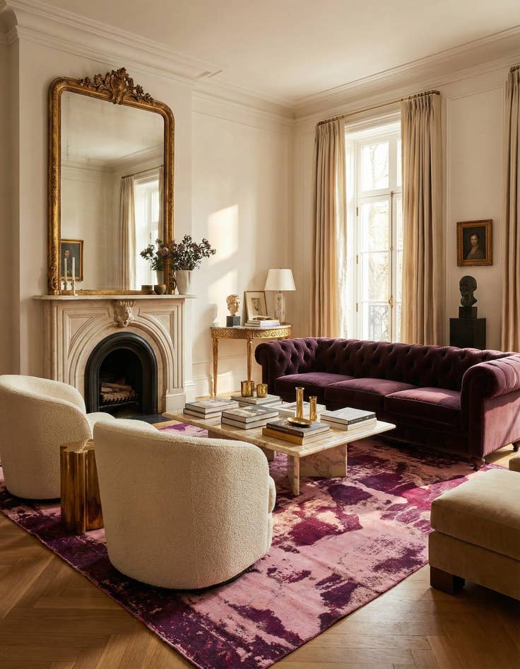 Detail image of 9' 2 x 10' 10  Hand Knotted Ultra Vintage Persian Wool Square Rug