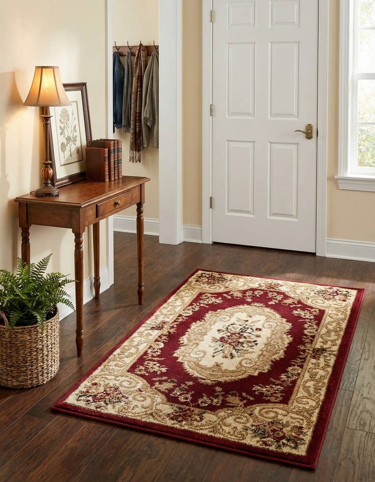 Detail image of 2' x 3' Classic Aubusson Rug