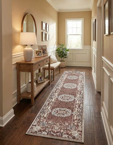 2' 7 x 12' Eco Traditional Runner Rug
