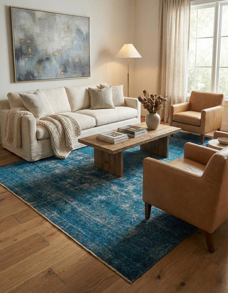 Detail image of 8' 2 x 11' 4  Hand Knotted Ultra Vintage Persian Wool Rug