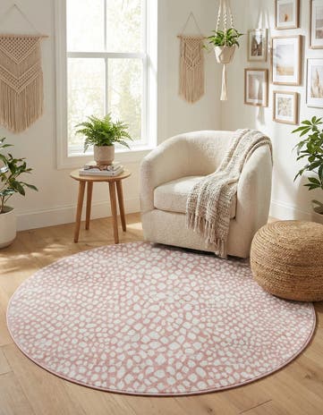 5' 3 x 5' 3 Kamala Washable Round Rug