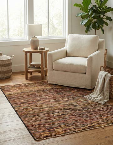 3' 3 x 4' 5 Hand Knotted Modern Ziegler Rug