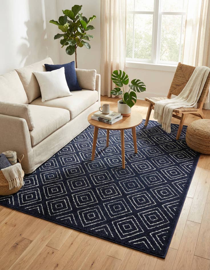 Detail image of 4' x 6' Easy-Clean Sabrina Soto Indoor / Outdoor Rug