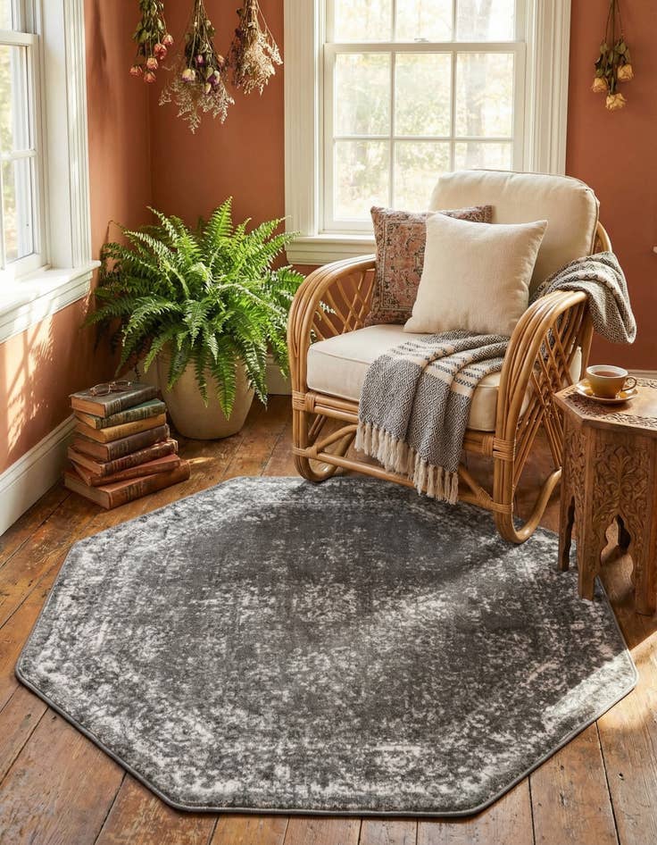 Detail image of  4' x 4' Monte Carlo Octagon Rug