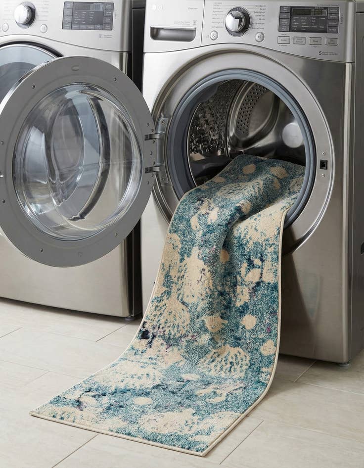 Detail image of 2' x 8'  Washable Capri Runner Rug