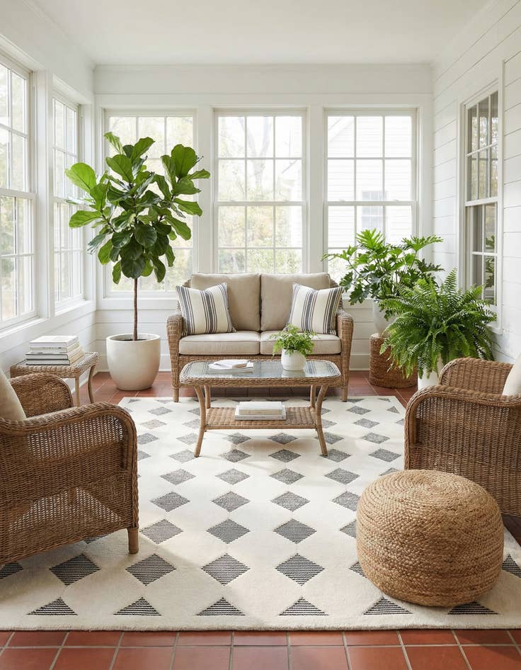 Detail image of 7' 10 x 10' Prismatic Rug