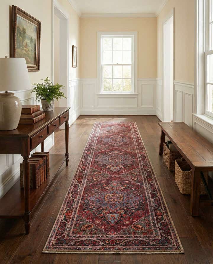 2' 6 x 19' 8 Washable Timeless Runner Rug
