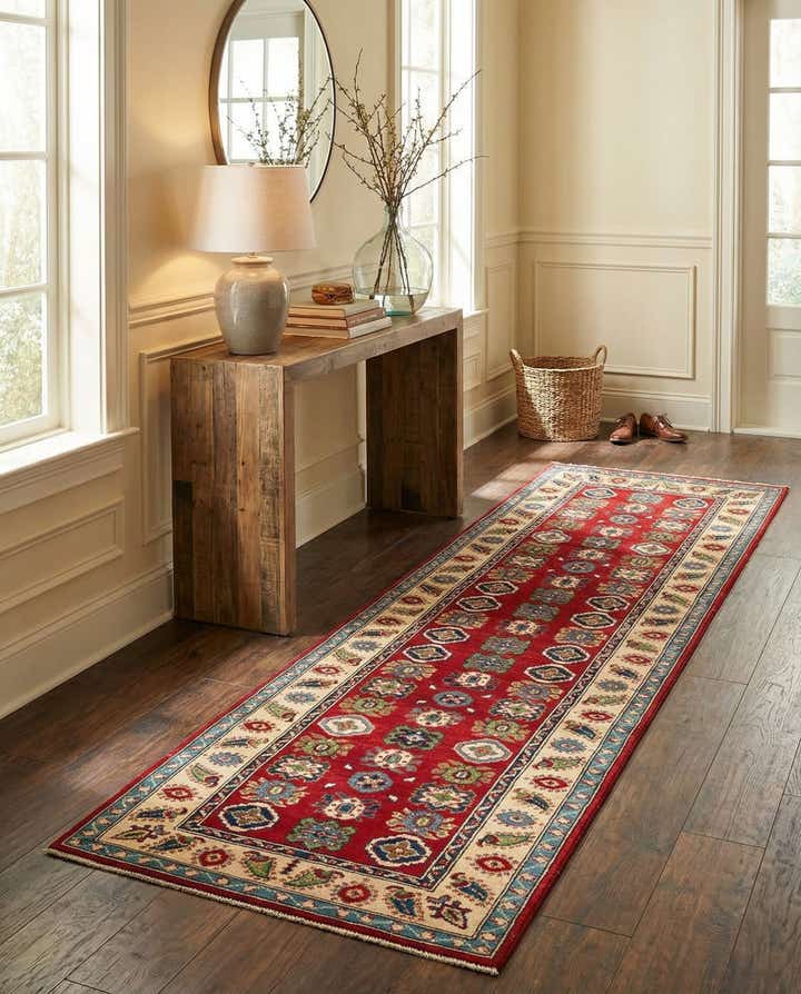 2' 9 x 9' 10 Hand Knotted Kazak Runner Rug