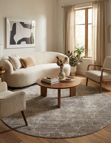 Jill Zarin 7' 10 x 7' 10 Uptown Lincoln Center Round Rug