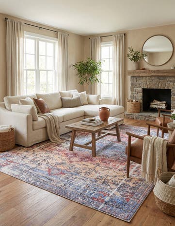 Autumn Washable Francesca Rug