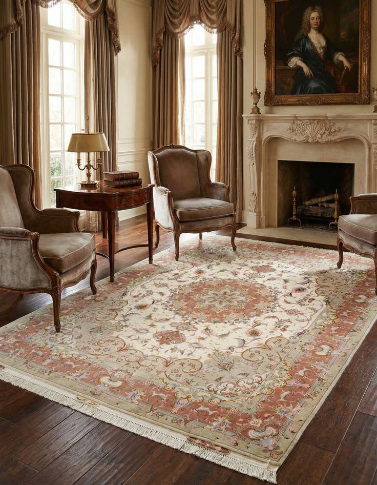 Detail image of 5' x 7' 1 Tabriz Rug