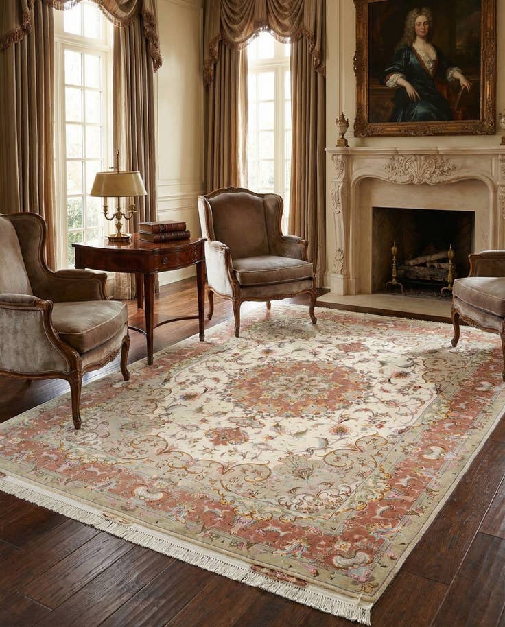 Detail image of 5' x 7' 1 Tabriz Rug