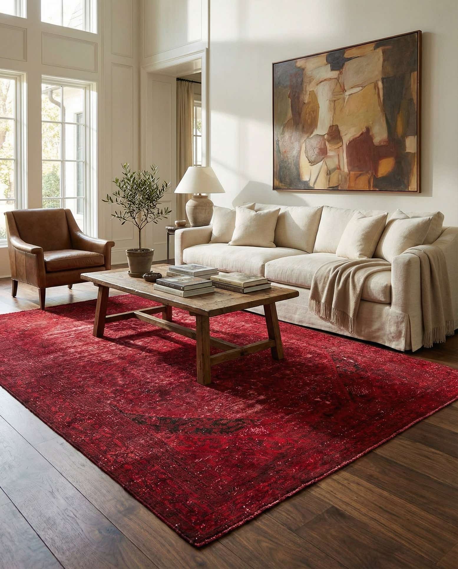 7' 6 x 11' 6 Hand Knotted Ultra Vintage Persian Wool Rug