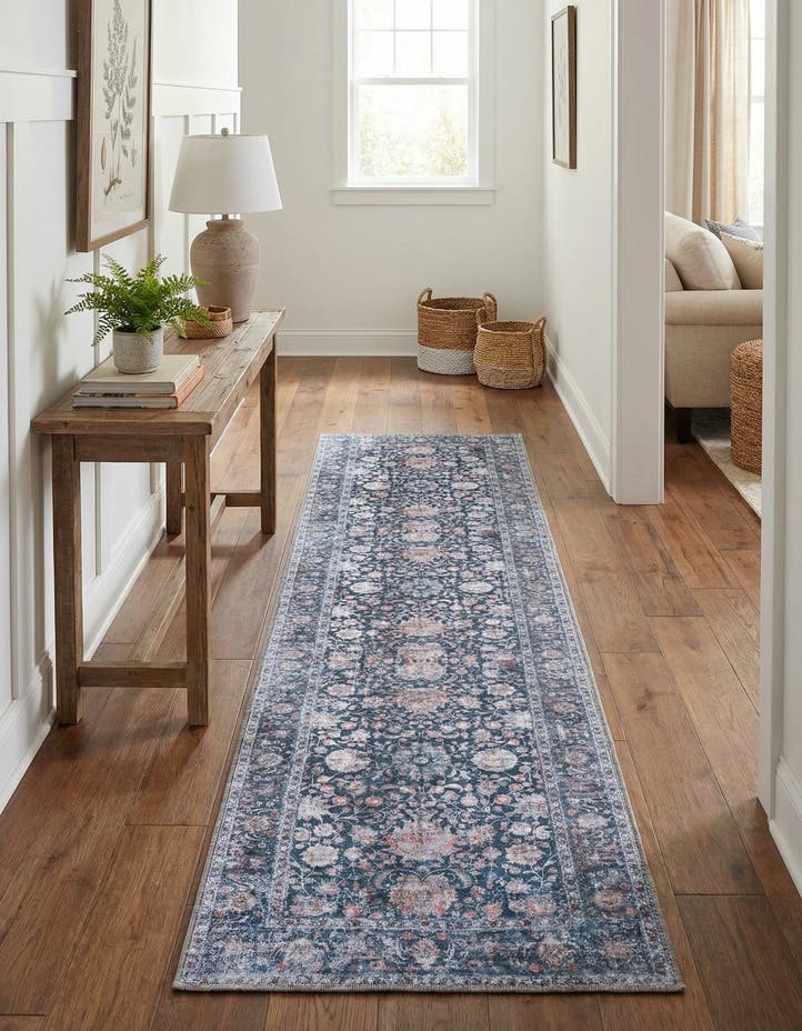 2' 7 x 10' Washable Yara Runner Rug