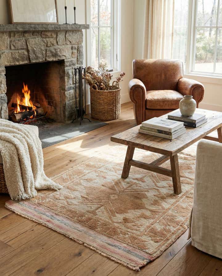 3' x 4' 2 Hand Knotted Ultra Vintage Persian Wool Rug