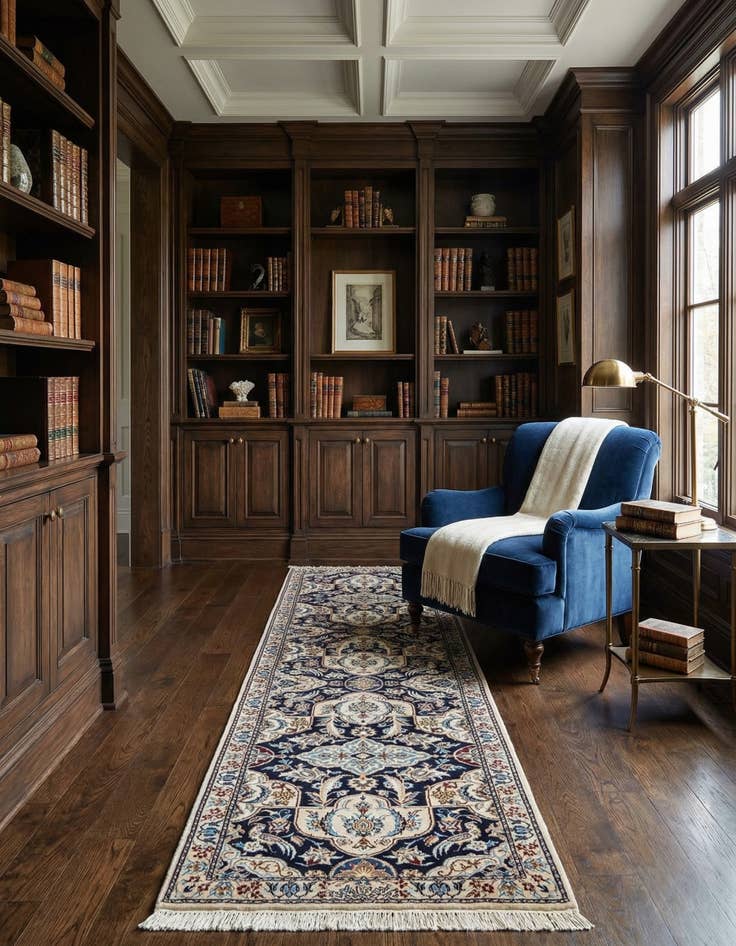 Detail image of 1' 8 x 7' 1 Hand Knotted Nain Rug