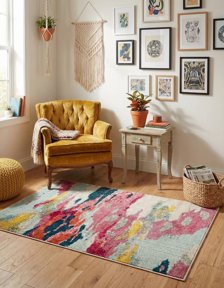 Detail image of 2' x 3'  Washable Casablanca Rug