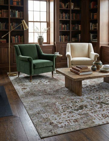 6' 3 x 9' 8 Vintage Royal Wool Rug