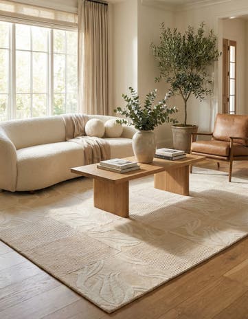 6' 7 x 10' 2 Hand Knotted Darya Wool Rug