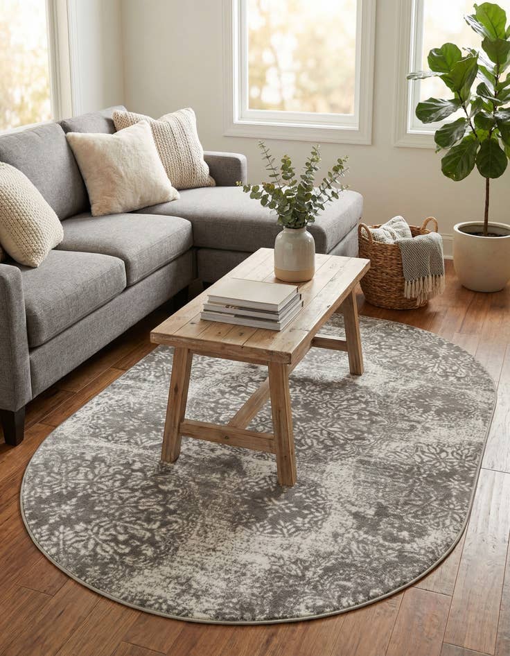 Detail image of 5' 3 x 8' Monaco Oval Rug