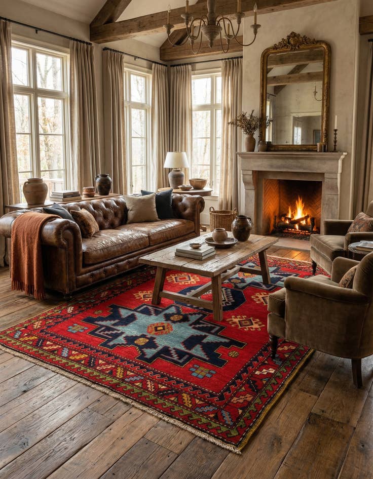 Detail image of 4' 1 x 6' Leshi Rug