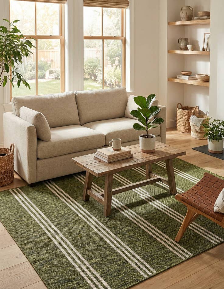 Detail image of 4' x 6'  Washable Jill Zarin Anguilla Indoor / Outdoor Rug