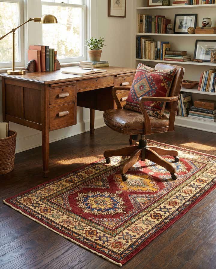 2' 7 x 4' 5 Hand Knotted Kazak Oriental Rug