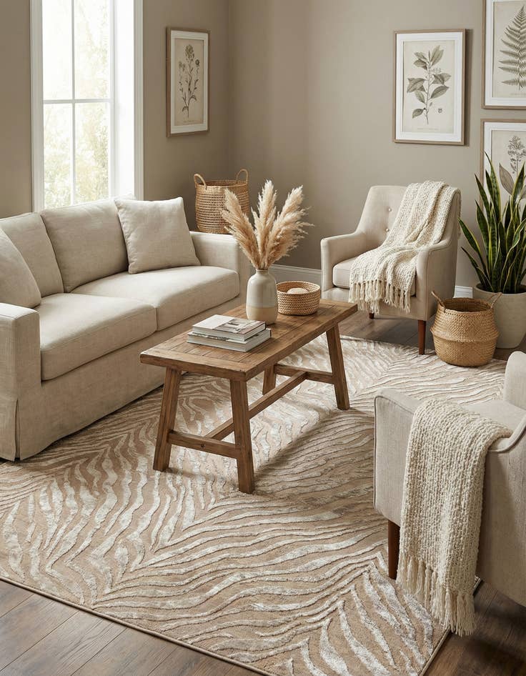 Detail image of 5' 3 x 8' Finsbury Rug