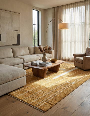 5' 5 x 8' 1 Hand Knotted Darya Wool Rug