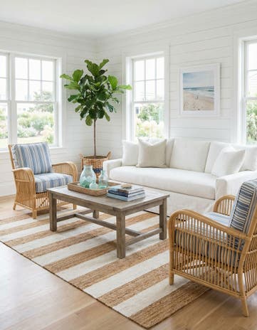 6' 1 x 9' Jill Zarin Hamptons Rug