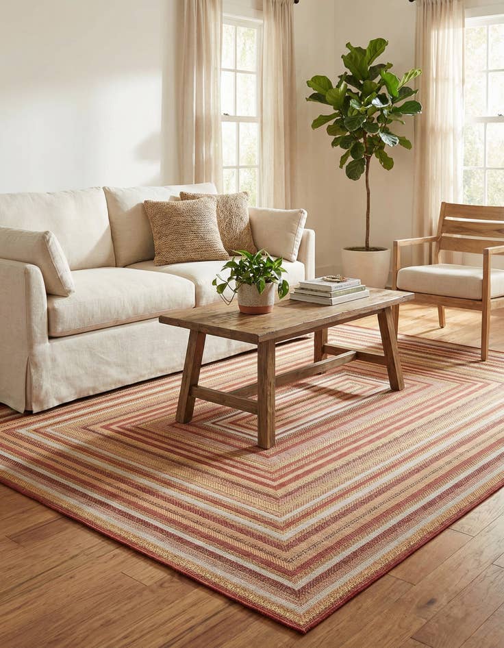 Detail image of 9' x 12'  Washable Baja Indoor / Outdoor Rug