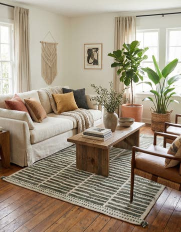 5' 8 x 8' 4 Hand Knotted Moroccan Wool Rug