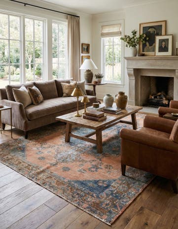 5' x 7' 3 Hand Knotted Ultra Vintage Persian Wool Rug