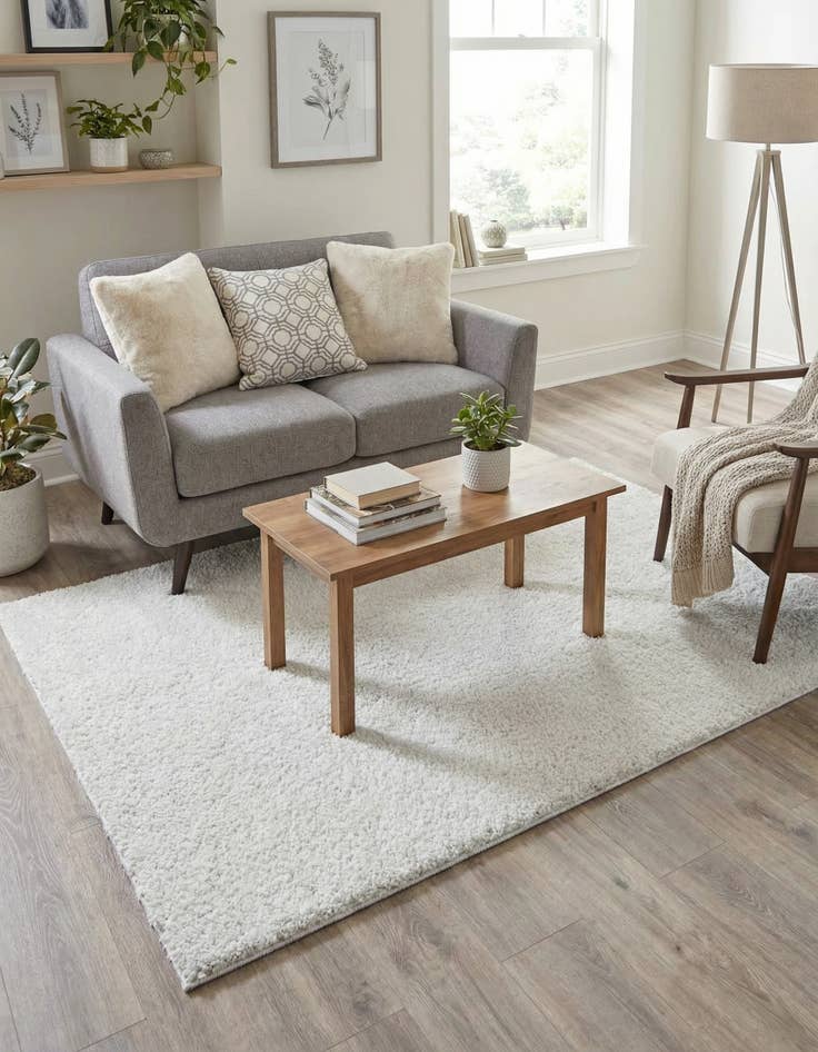 Detail image of 4' x 6' Jill Zarin Shaggy Chic Rug