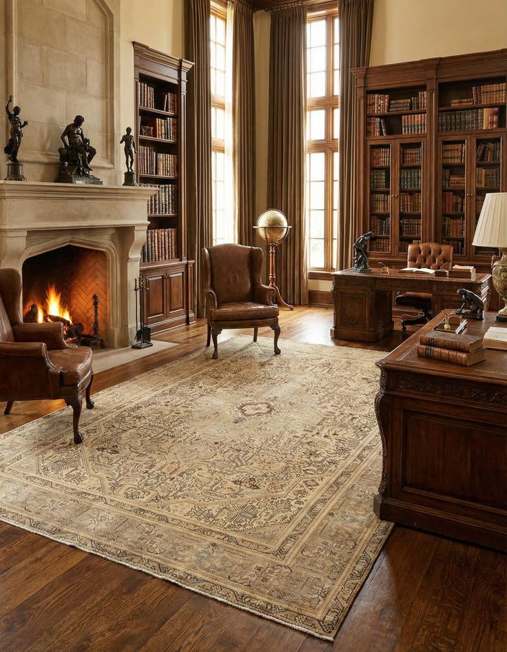 Detail image of 9' 3 x 12' 2 Vintage Royal Rug