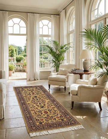 2' 4 x 5' 1 Sarouk Runner Rug