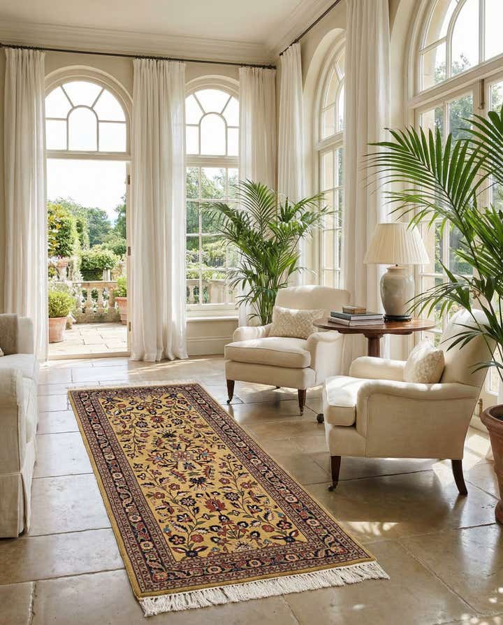 2' 4 x 5' 1 Sarouk Runner Rug