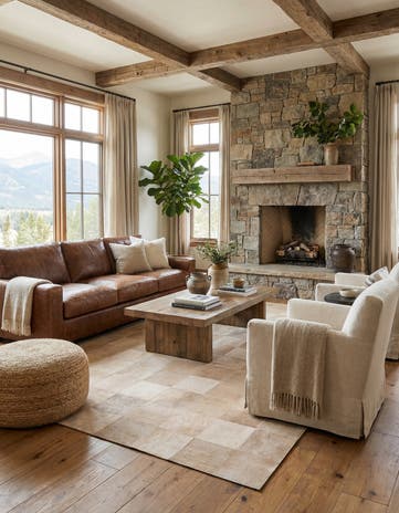 5' 1 x 8' Cowhide Rug