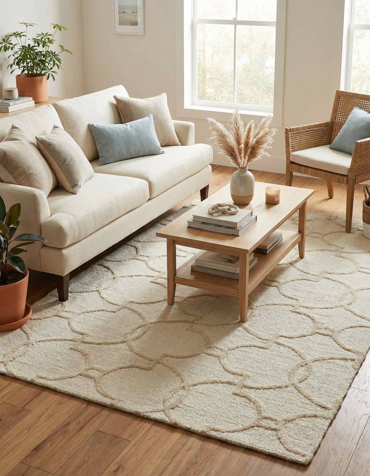 Detail image of 4' 1 x 6' Luna Rug