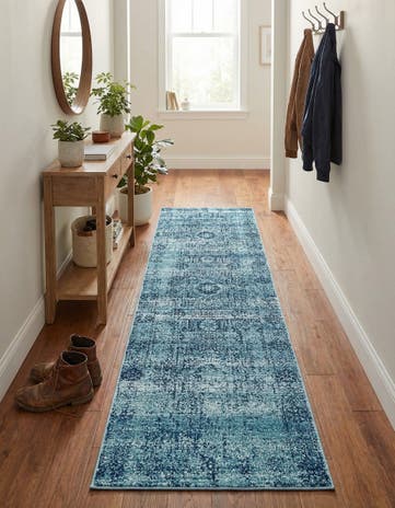 Turquoise Legacy Runner Rug
