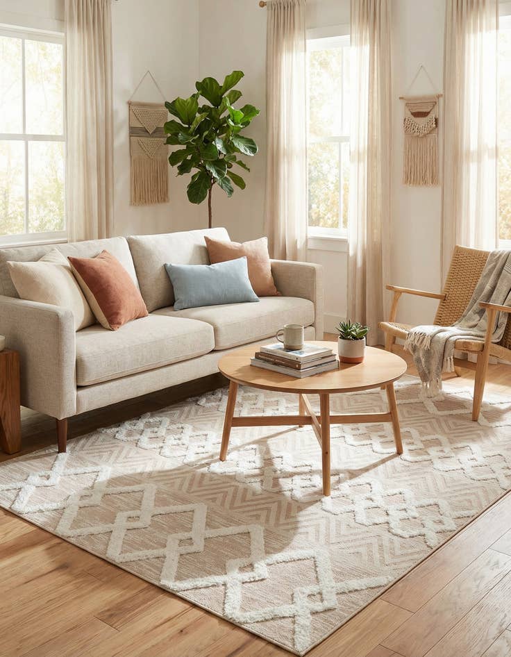 Detail image of 5' 3 x 8' Sabrina Soto Casa Valencia Rug