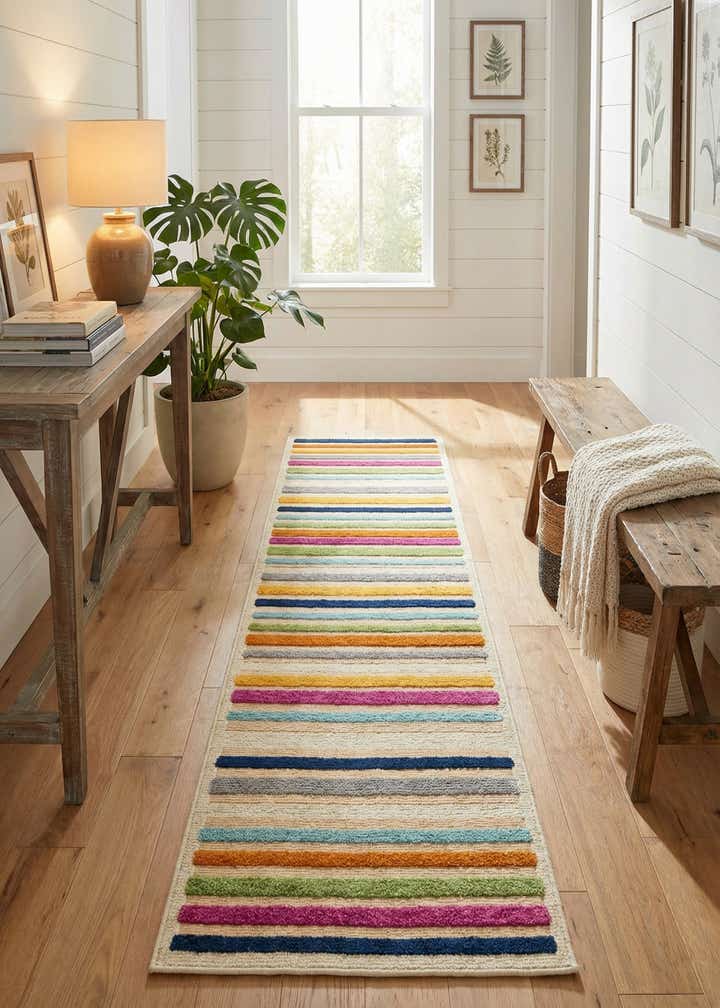 2' x 8' Easy-Clean Aruba Indoor / Outdoor Runner Rug