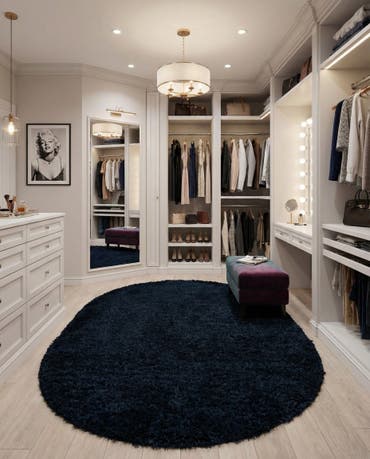  7' 10 x 10' Marilyn Monroe&trade; Shag Oval Rug